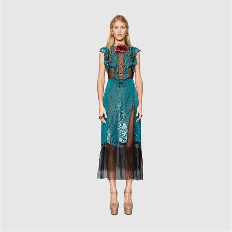 silk gucci dress|gucci tulle dress.